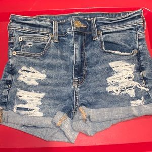 American Eagle Outfitters Ripped Jean Shorts
